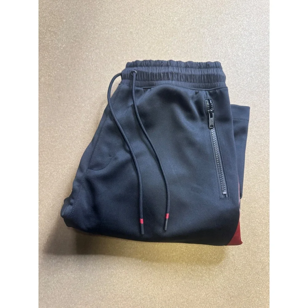 Nike‎ NSW Tech Fleece Jogger Pants Black Red White Men's Size M